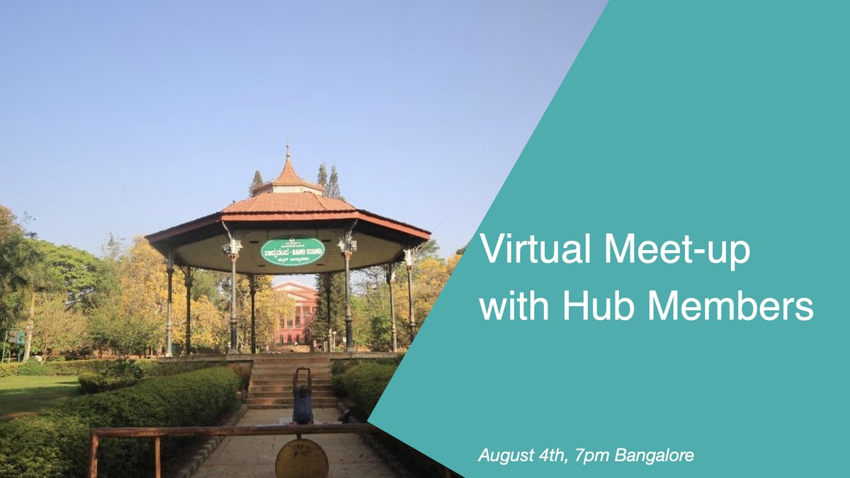 Hey everyone! We welcome you to join us in our virtual meet-up with hub members on August 4th!
Get to know more about our event here: bit.ly/sibangalorevir…
If you have any questions, doubts, or comments, talk to our hub here: bit.ly/sibangalorehub
