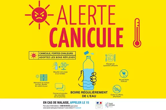 🌡🟠Les Pyrénées Orientales sont placées en vigilance ORANGE CANICULE. Les fortes chaleurs devraient persister au moins jusqu’à mercredi.

🚨15 ou 112 : pour signaler une victime de malaise

#canicule2022