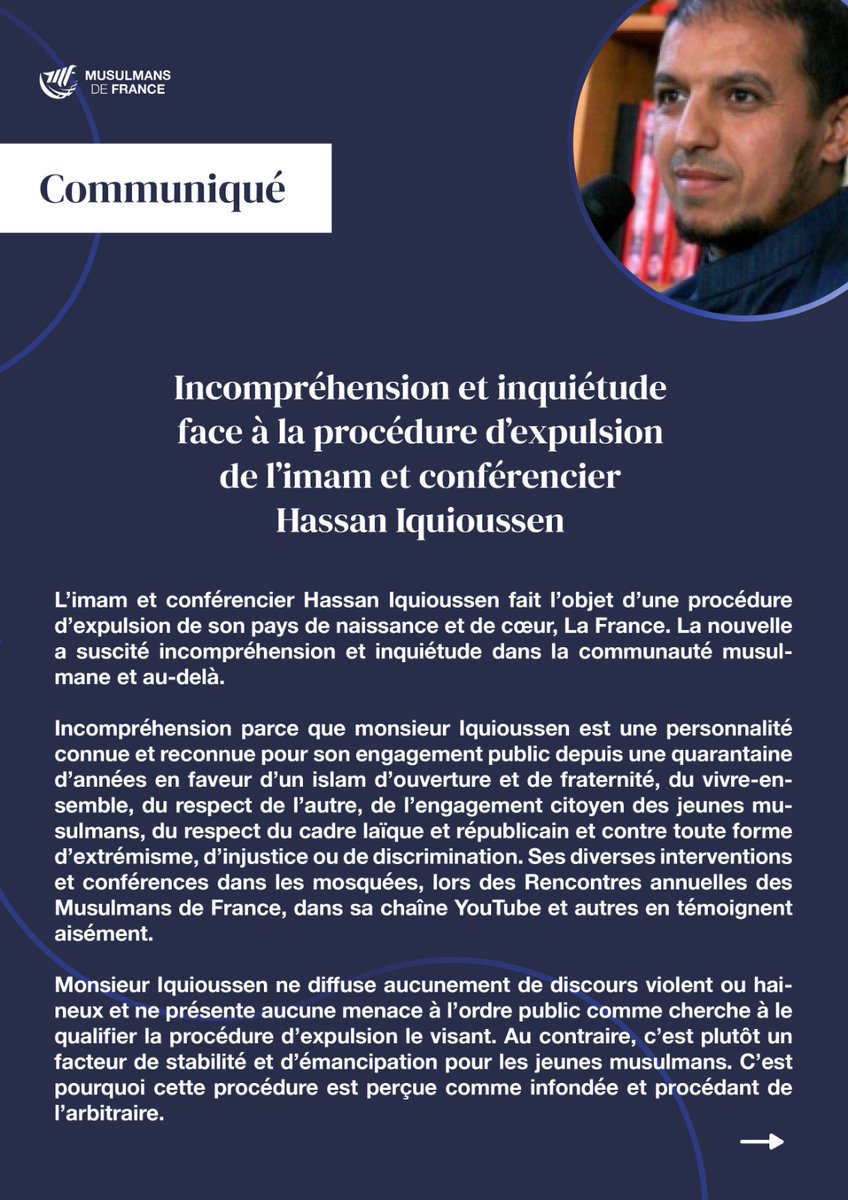 Musulmans de France (MF) tweet media