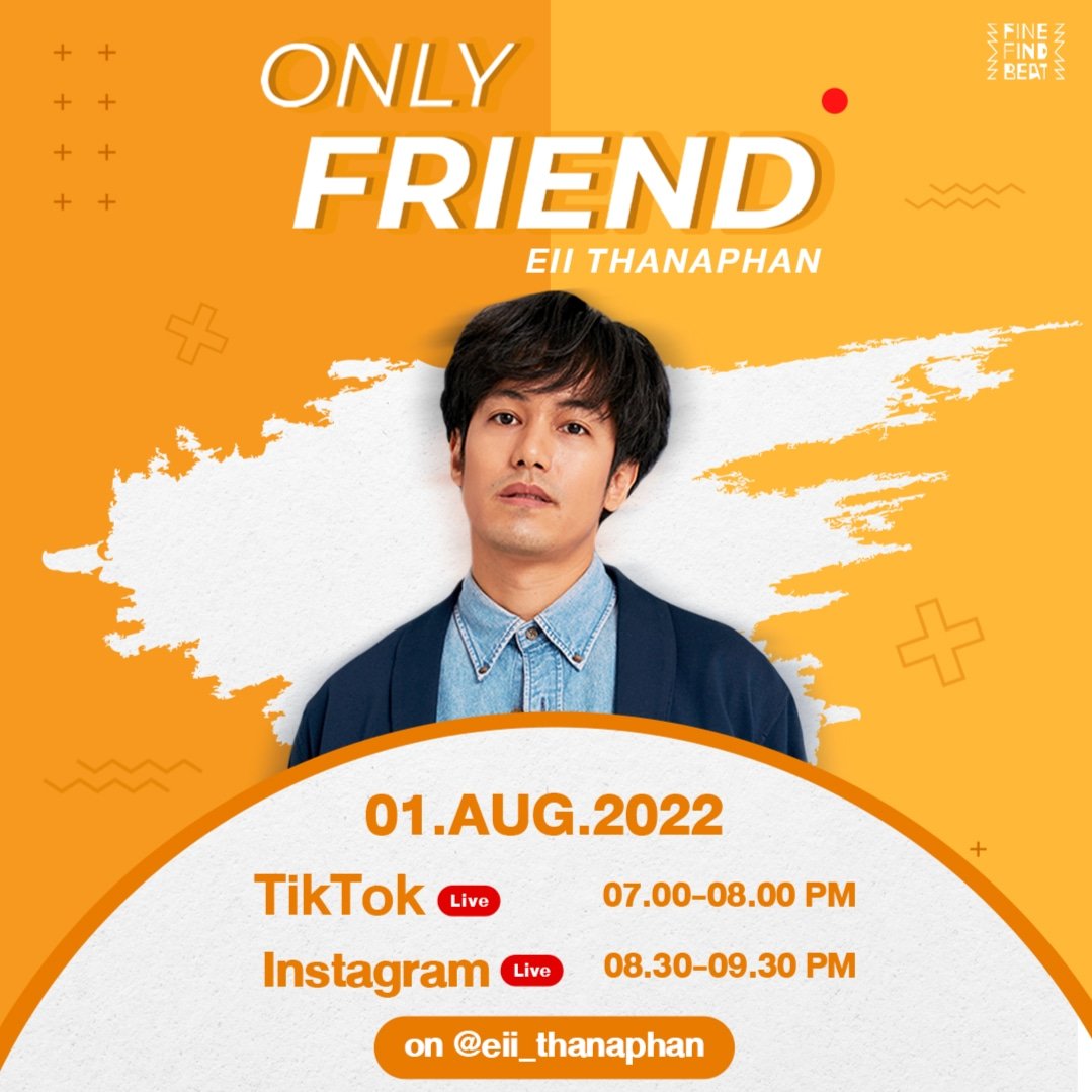 eii_thanaphan's tweet image. ไม่ได้ live ซะนาน วันนี้มาเล่นกันนะครับ หนึ่งทุ่ม TikTok สองทุ่มครึ่ง IG นะมา 😁 #OnlyFriend #EiiThanaphan #เอยธนพรรษ์