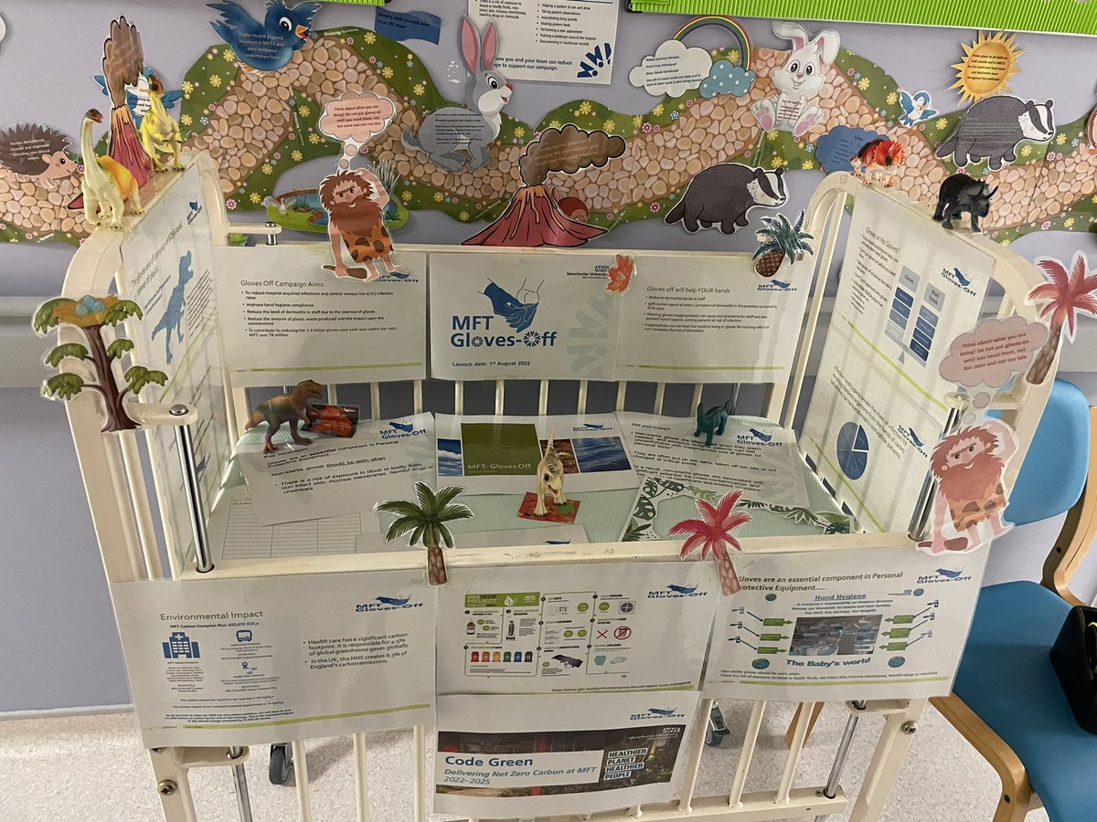 loube8's tweet photo. “MFT Gloves-Off” Campaign is launching today. Take a look at the Newborn Services information trolly being used for collaborative staff engagement 🧤@MFT_SaintMarys @AlisonODoherty2 @Holly_Kn @EatonKath @Phil_Colwell55 @rachelwhyte1981 @Louisef30 https://t.co/892oVfOZb7