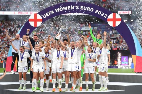 Congratulations to the <a href="/Lionesses/">Lionesses</a> won beat Germany in the #WEURO2022 final yesterday!

It finally came home! @WEURO2022 

#FootballCameHome