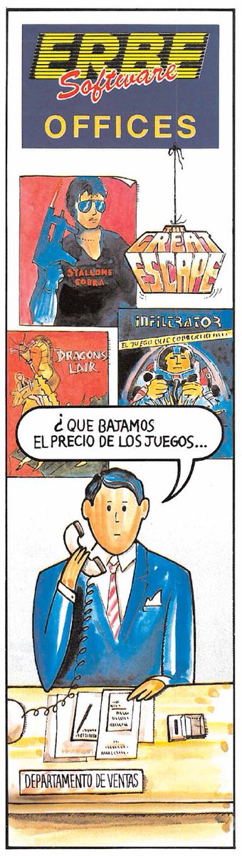 TakodanTweets's tweet photo. Some 1987 Spanish comic by #ErbeSoftware https://t.co/2oucaVN1RU