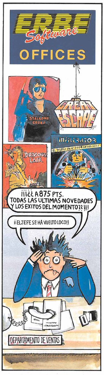 TakodanTweets's tweet photo. Some 1987 Spanish comic by #ErbeSoftware https://t.co/2oucaVN1RU