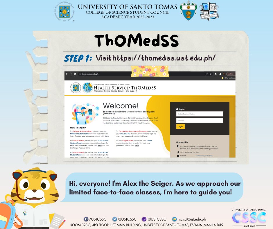 USTCSSC's tweet photo. Sciger says… it’s time to activate your ThOMedSS and don’t forgot your StaySafe app!

(1/2) https://t.co/fyCaXS3wV1