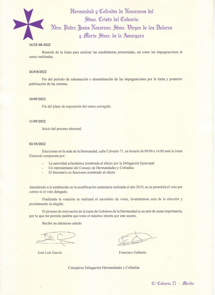 Hermandad del Calvario -Oficial- tweet media