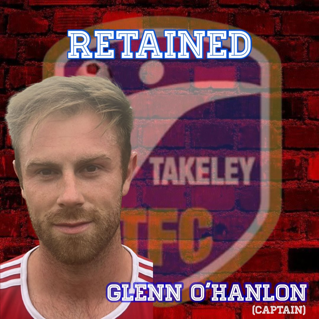 takeley_fc's tweet photo. π₯ Player Retained π₯ @takeley_fc are pleased to retain Captain @GlennOHanlon_ ππ€#captain #playerretained #UptheBlues #UptheTakeley #bluearmy #heretostay https://t.co/lQSW8n12w3
