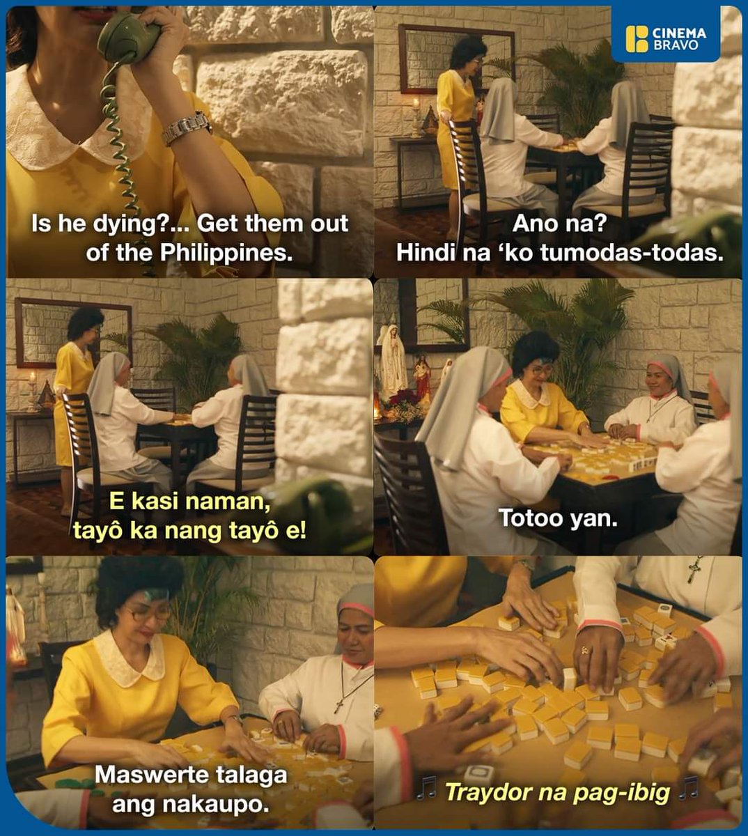 terio_garcia's tweet image. It was not only Pres. Aquino who was disrespected in this scene, but also the Carmelite nuns in Cebu who hid her inside their enclosed monastery. This movie is all about lies and historical distortions meant to glorify a fallen and disgraced family. Utterly shameless!