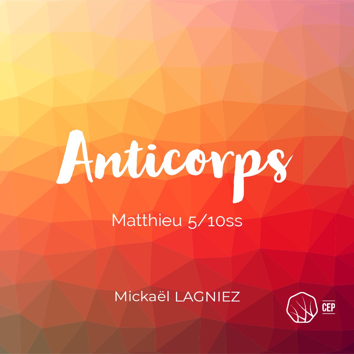Mickaël LAGNIEZ nous a fait voir ce dimanche 31 juillet 3 attaques identiques sur nos corps physiques et dans nos corps spirituels : les piqûres, les coups et les coupures. Le thème du jour : Les anticorps 
#CEPAUXERRE
#anticorps #foi #église #corps #encourager #Jésus