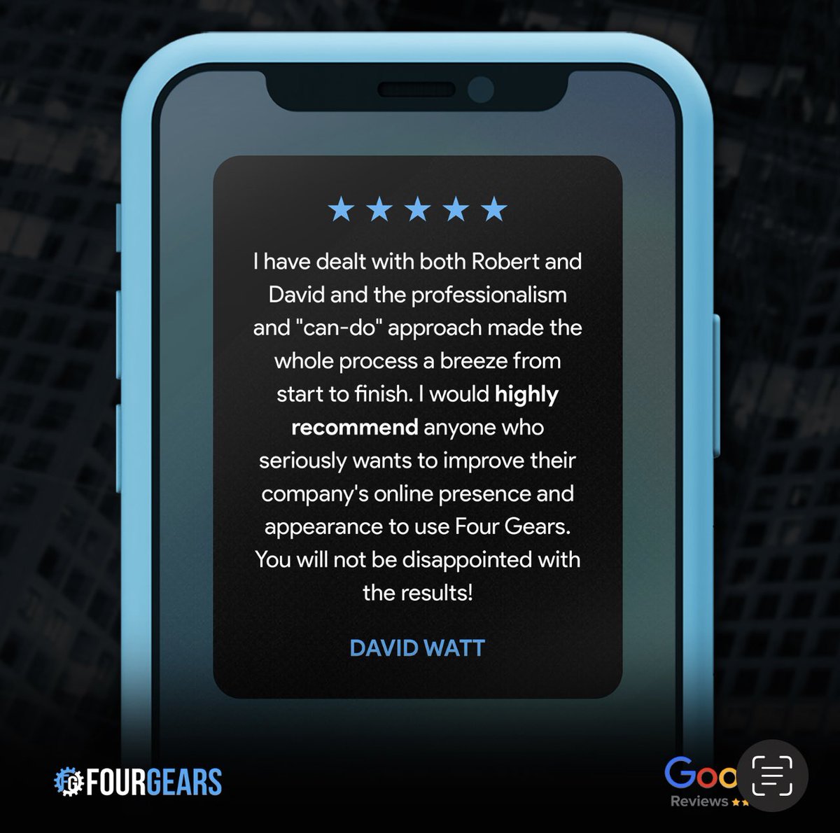 four_gears's tweet photo. It’s the start to another week and it is fantastic to receive more great feedback from another client! 🥰

Thanks to David Watt for his kind review on the recent project we completed! 

Visit https://t.co/lVVavwa3od to get in touch!

#webdesign #webdevelopment #uxdesign #belfast https://t.co/oact060bMS