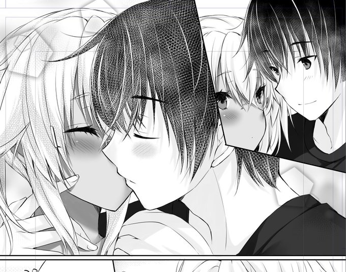 キスシーンを仕上げました( ˘ω˘ ) 
