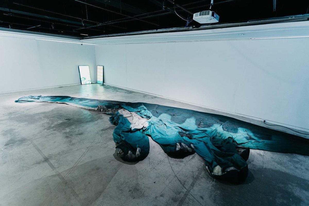 HanShengChen's tweet photo. 「第九景（聽其自由）」個展，在台北國際國際藝術村，展至2022/09/11

＃特別感謝攝影師沈暐翃賜予美照 https://t.co/i7FQVA3UZ3