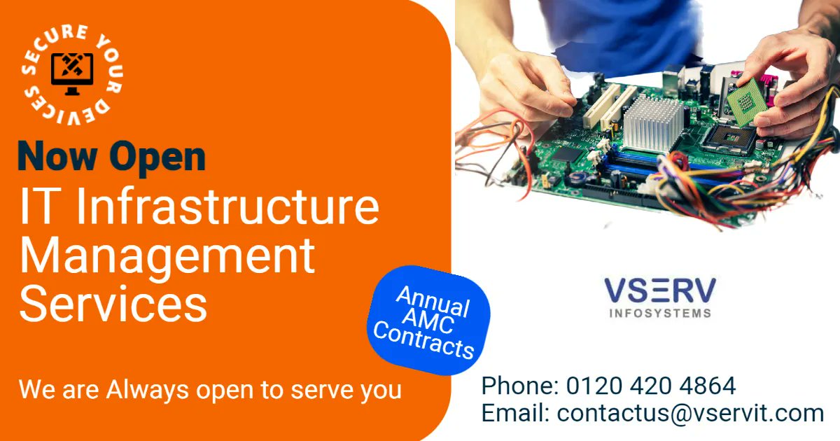 Vserv Infosystems Private Limited (@vservit) on Twitter photo Why Vserv IT ?
10 world Class Service Desks
150+ active, delighted customers
1000+ certified experts Why Vserv IT ?
10 world Class Service Desks
150+ active, delighted customers
1000+ certified experts