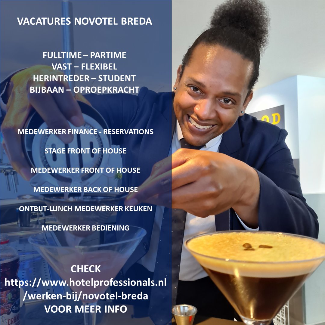Kijk voor een overzicht van onze vacatures op hotelprofessionals.nl/werken-bij/nov…