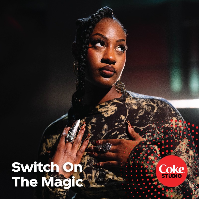 KenyaCocaCola's tweet photo. Tems is a professional at switching on the magic. #RealMagic