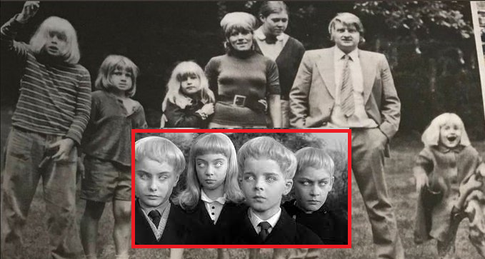 Spot the difference: one's a family of terrifying, deranged, evil blonde mutants sent to destroy the UK, the other the cast of Village of the Damned
Rachel Johnson Iain Dale Geri Bayeux Tapestry #JohnsonTheRussianStooge #BorisJohnsonMustGo #jhnsonout189 #ToriesOut25 #borismustgo
