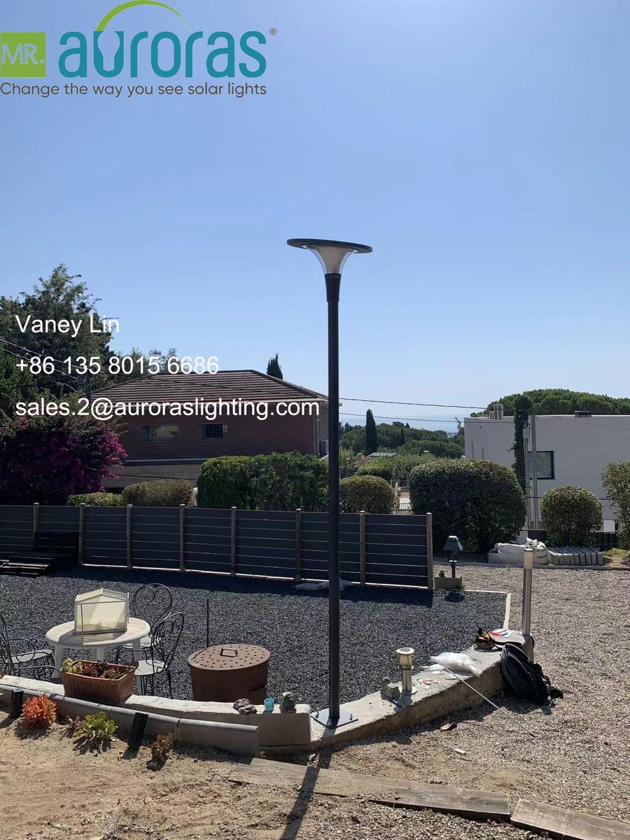 VaneyLinn's tweet image. ATHENA solar pedestrian light case diagram, the solar panel is on the top of the light with an inclined design. It is not conducive to the accumulation of dust and rain.

Contact us for the datasheet.
#solarpedestrianlight #solarlight #solarlandscapelight #solargardenlight