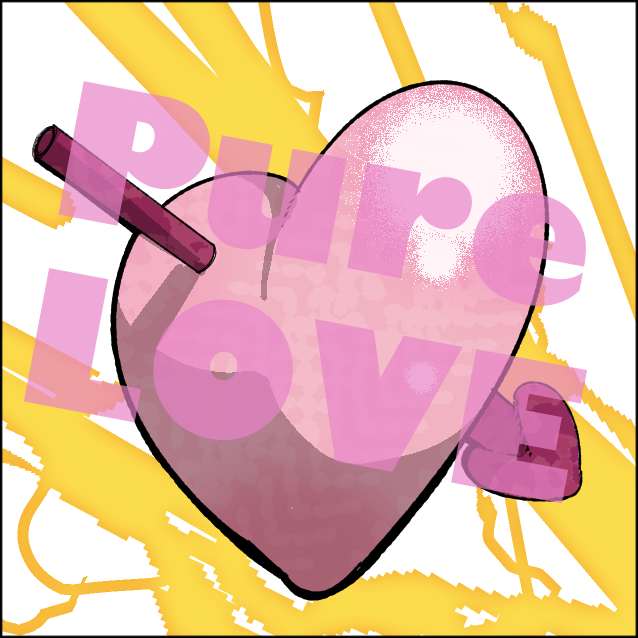 【素材】同人誌などの表紙に表記するために作ったジャンルアイコン
「Pure LOVE」「NTR」「BSS」「鬱勃起」の4つ!!!
自分用ですがご自由にお使いください 