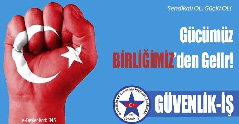 Türkiye’de İşçilerin Birliği TÜRK-İŞ..
Türkiye’de Özel Güvenlik Görevlilerinin Birliği Güvenlik-İş Sendikası ..
e-devlet kod:345
TÜRK-İŞ Güvenlik-İş ..
#güvenlikişsendikası 
#özelgüvenlik 
<a href="/turkiskonf/">TÜRK-İŞ</a> 
<a href="/Guvenlik_is/">Güvenlik-İş Sendikası</a>