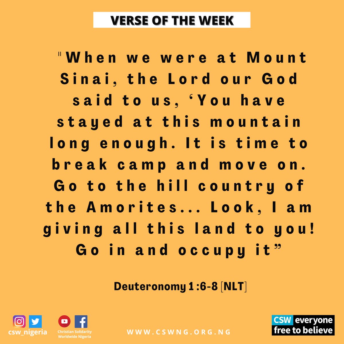 csw_nigeria's tweet image. May we have the courage to Advance and possess the land the Lord our God has given us in this new month of August in Jesus name. Amen. Happy new month

Have a Lovely week!
#csw #cswn #MondayMotivation #gospel #JesusIsLord