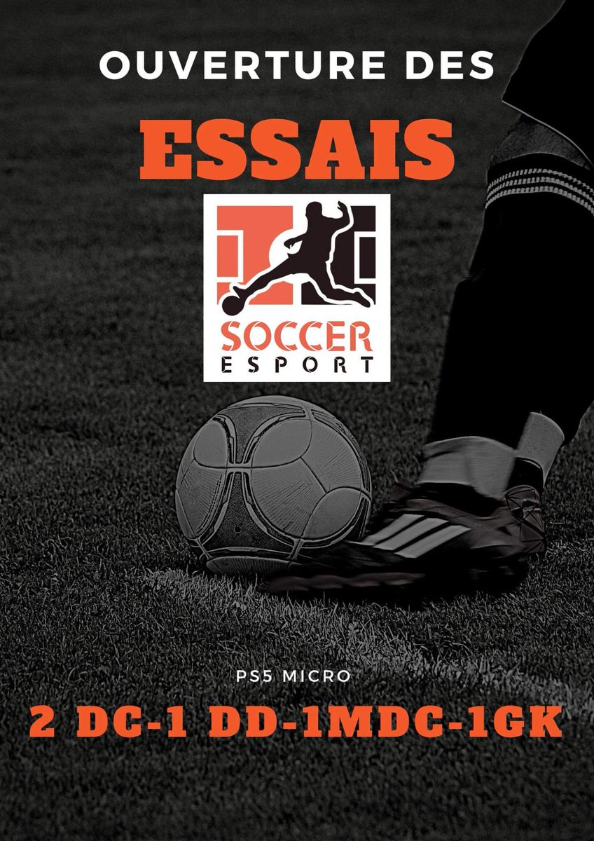 Bonjour
La soccer esport ouvre c'est portes pour recruter des joueurs de qualité sérieux et ponctuel nous sommes un tous nouveaux club avec  ancien joueur de compétition nous recherchons à créé une équipe compétitive pour partir débuter une compétition
discord.gg/tMyyNVUfrn