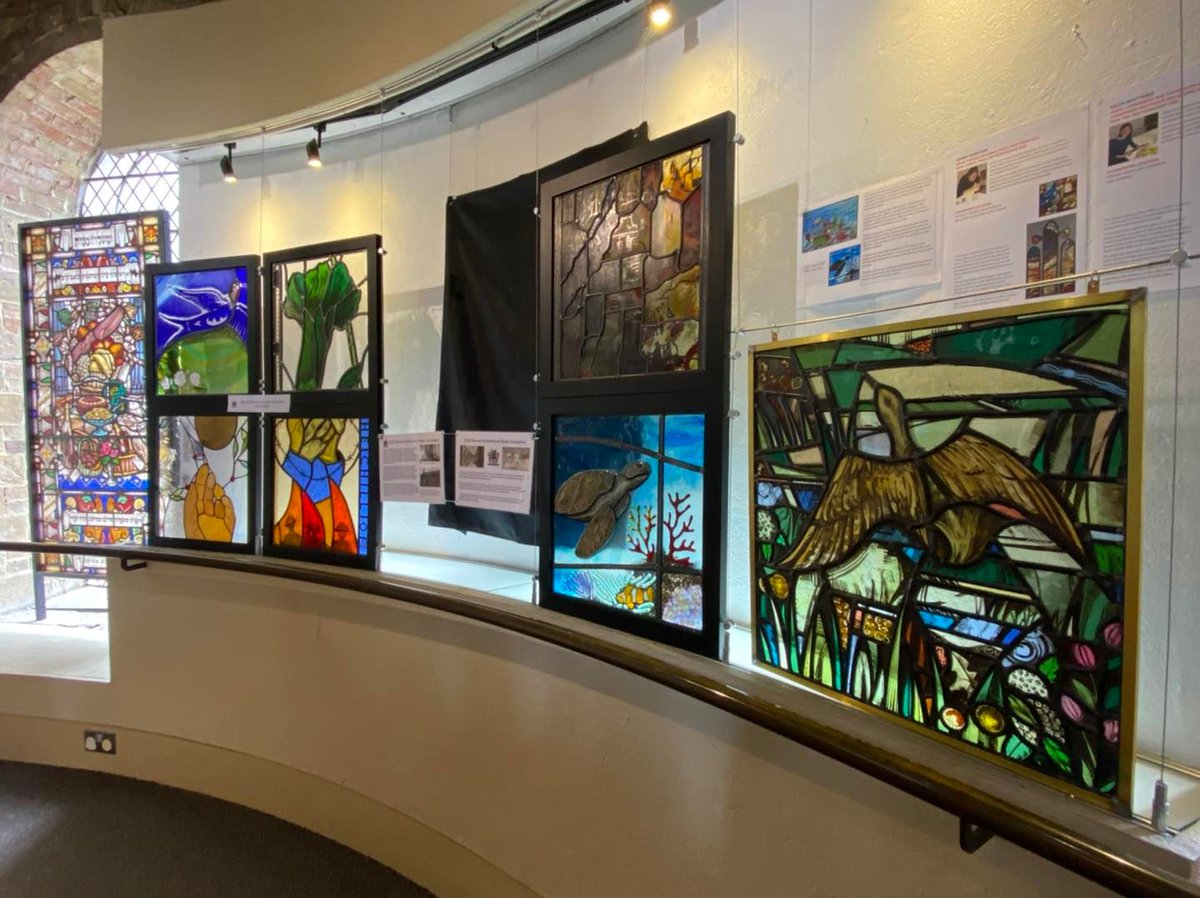 WorshipGlaziers's tweet photo. #Stevens2022 - still time this week to see the Exhibition @stainedglassmus in #Ely of Stevens Competition entries and panels celebrating fifty years of The Stevens Competition for emerging artists:https://t.co/kYqH9Kek4A #stainedglass #exhibition #MondayMotivation #glass #art https://t.co/rvlHmv0lLn