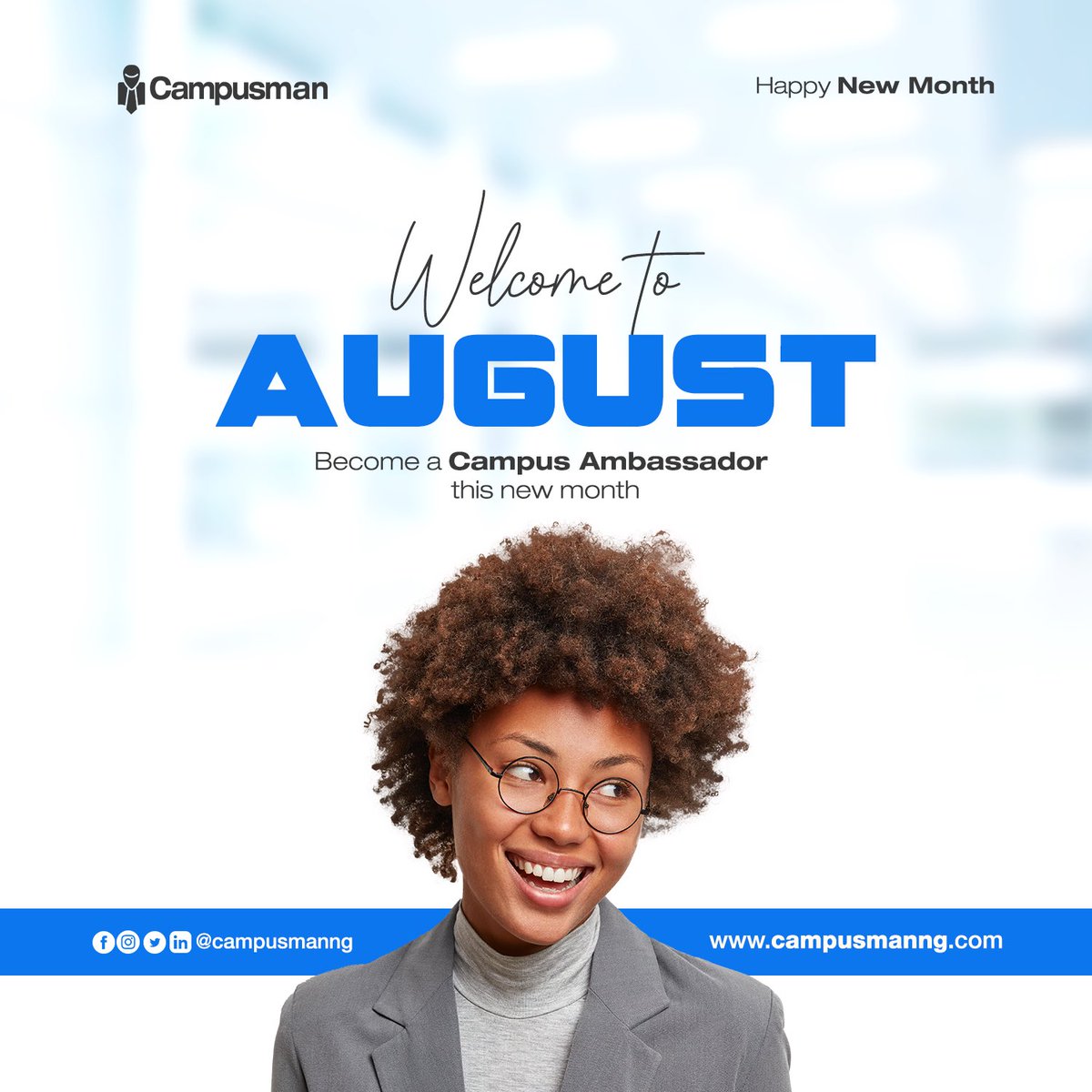 campusmanng's tweet photo. Happy new month from all of us at Campusman.🤩🤩 https://t.co/2cegjiENDQ
