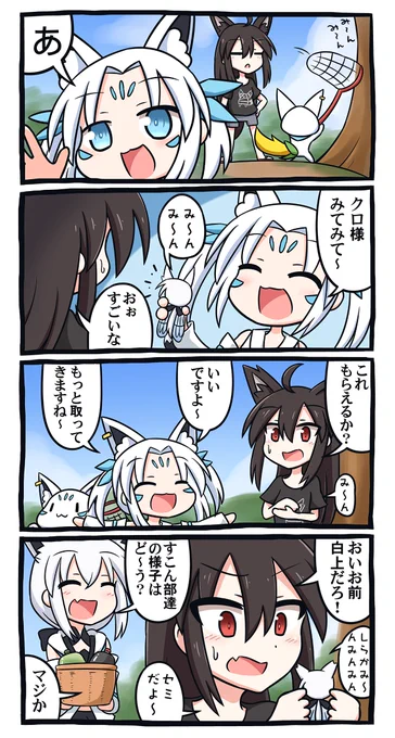 もう8月…しらかみんみんゼミがやってくる季節なのでは?
オラ夏とかGルートRTAやってた頃からもう1年経ってるのか～
#絵フブキ  #すこん部 