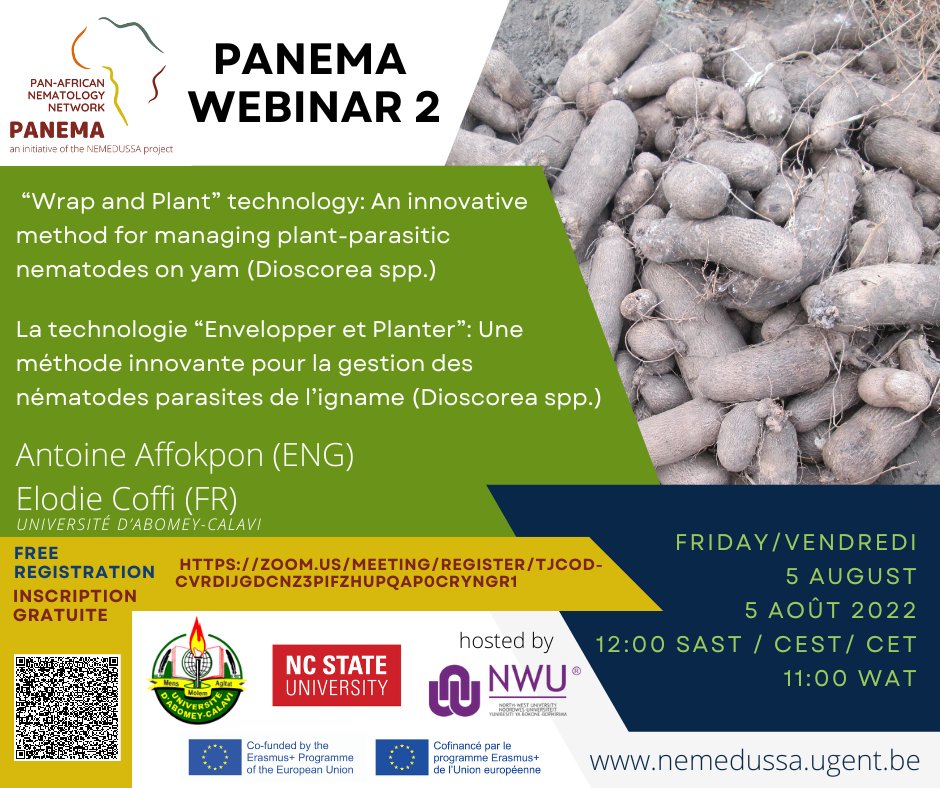 Nemedussa (@nemedussa) on Twitter photo Tune in for our 2nd PANEMA webinar coming Friday 5 August <a href="/NWUNematologyp1/">NWUNematologypotchefstroom</a> <a href="/ImanemaUgent/">IMaNema UGent</a> <a href="/icipe/">icipe</a> <a href="/NemAfrica/">NemAfrica</a> Tune in for our 2nd PANEMA webinar coming Friday 5 August <a href="/NWUNematologyp1/">NWUNematologypotchefstroom</a> <a href="/ImanemaUgent/">IMaNema UGent</a> <a href="/icipe/">icipe</a> <a href="/NemAfrica/">NemAfrica</a>