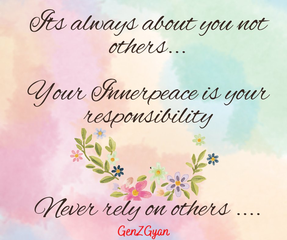 GenZGyan's tweet photo. Innerpeace.....that all matters.....
#innerpeace
#selflove
#mentalhealth
#thoughts 
#quotestoliveby #lovelife
#InspirationalQuotes #content
#genzgyan https://t.co/J9lMUs1WnM