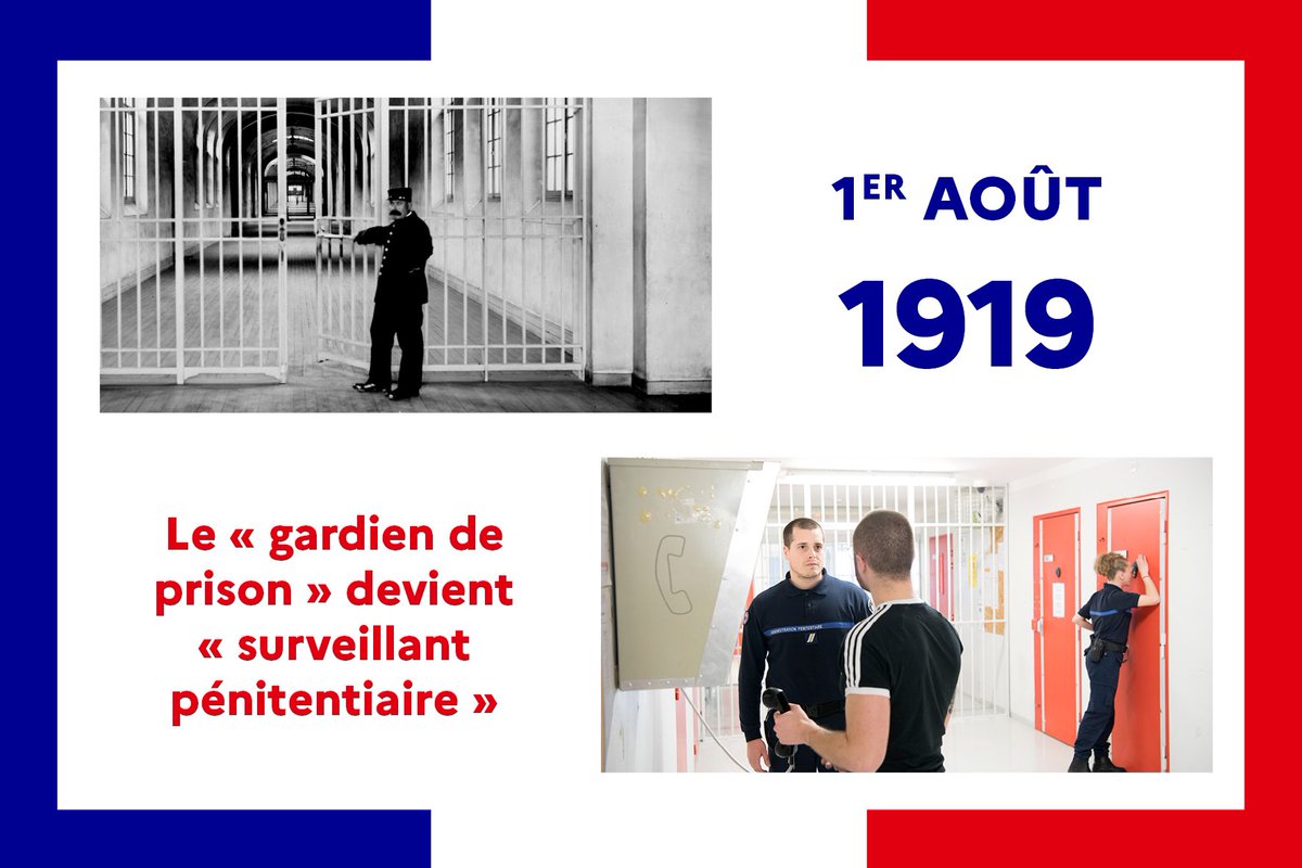 disp_dijon's tweet photo. 🎂 103ème ANNIVERSAIRE 🎂

D’un simple porte-clés en 1919, le #surveillant pénitentiaire est désormais un acteur incontournable d’une #détention sécurisée. Il incarne, représente et défend les missions et les valeurs du service public #pénitentiaire. https://t.co/8Hv5Iufq0y