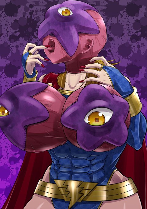 [R-18] ヒトデ星人対スーパーヒロイン #寄生 #膨乳 #奴隷 #調教 #寄生乗っ取り #スーパーヒロイン #宇宙人 https://t.co/jRNqHLIPGz 