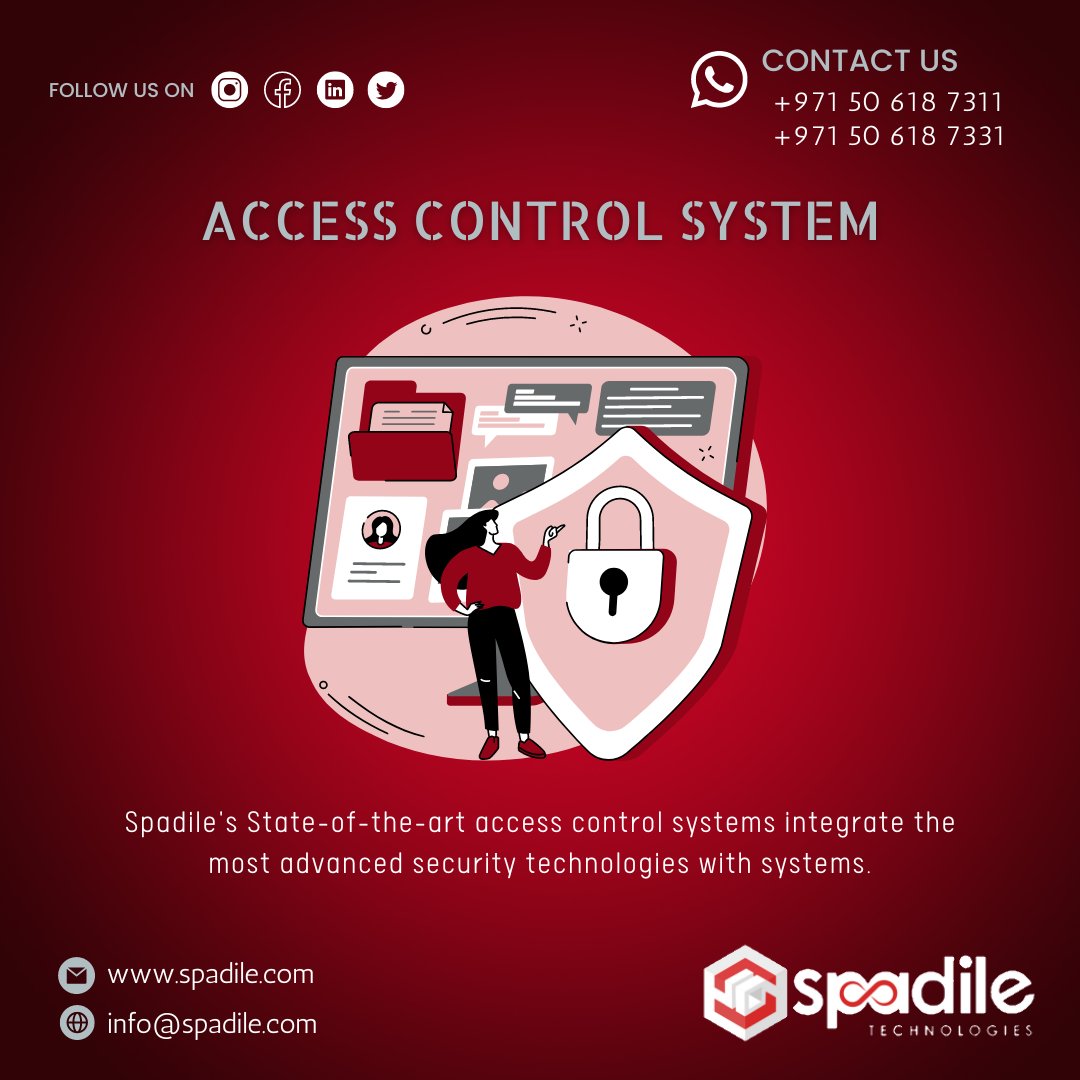 Access Control System

📞+971 2 627 9877
🌐spadile.com
📧info@spadile.com

#accesscontrol #accesscontrolsystem #accesscontrolsystems #accesscontrolsystemsdubai #AccessControl #cybersecurity #securityservices #datarecovery #networksolutions #dataProtection