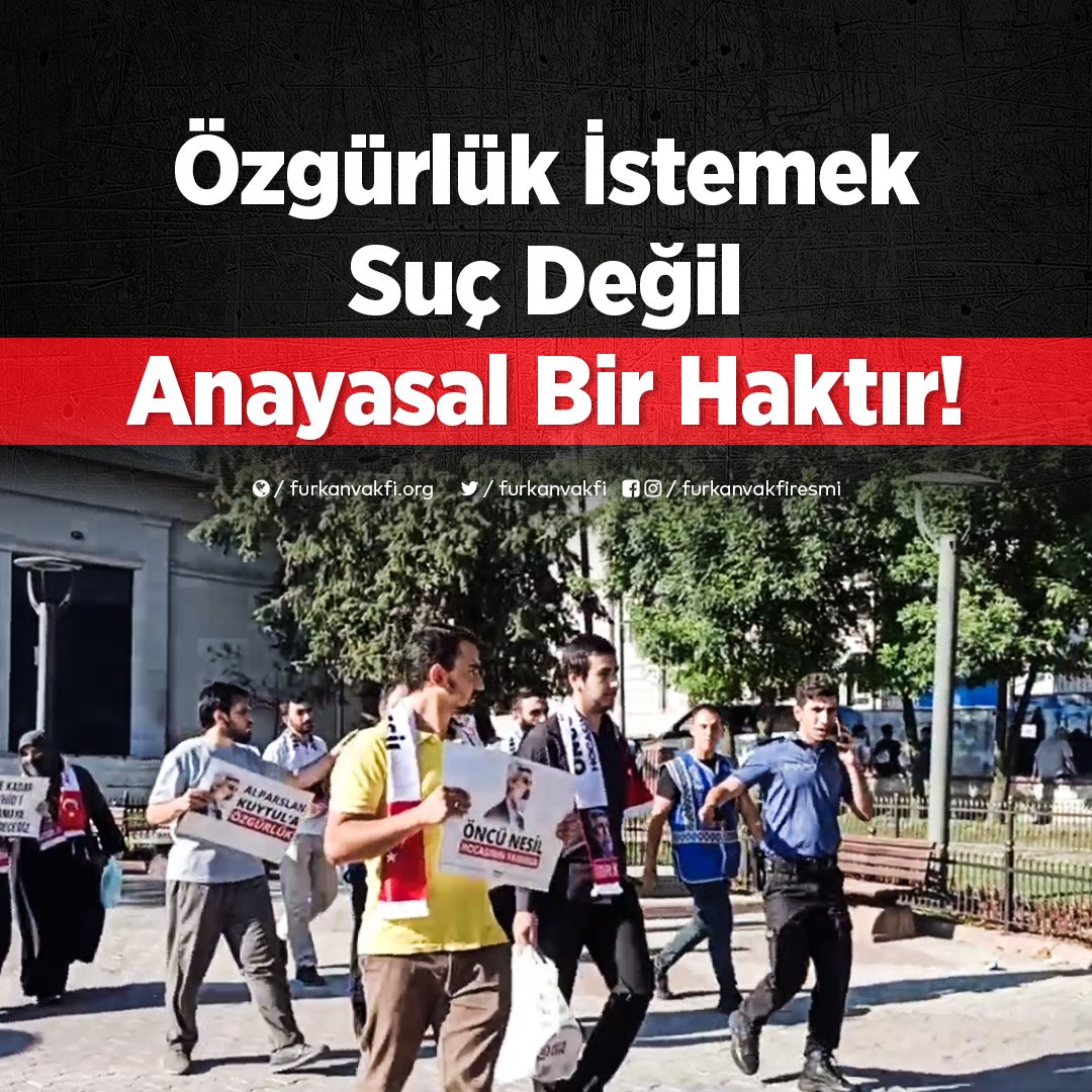 Özgürlük İstemek Suç Değil Anayasal Bir Haktır! 

#İstanbulAdliyesi