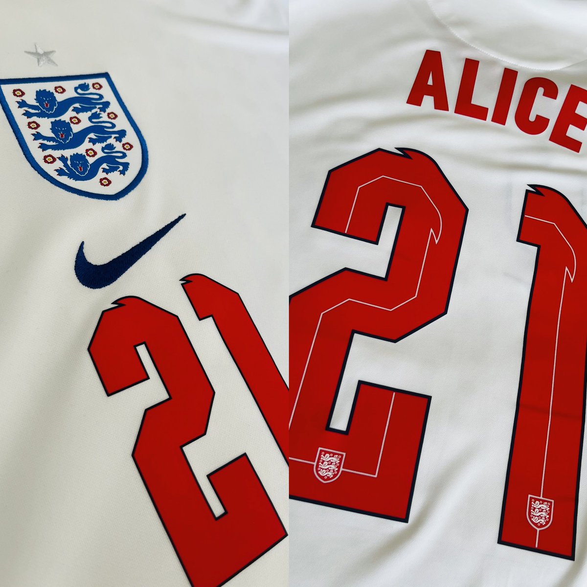 I cant think of a more perfect day to wear this shirt, even more so with my daughters name on the back!!Congratulations @Lionesses🏆 what a final, what a tournament 💯 @HGT_Thfc @HerGameToo #Lionesses #EuroWomen2022