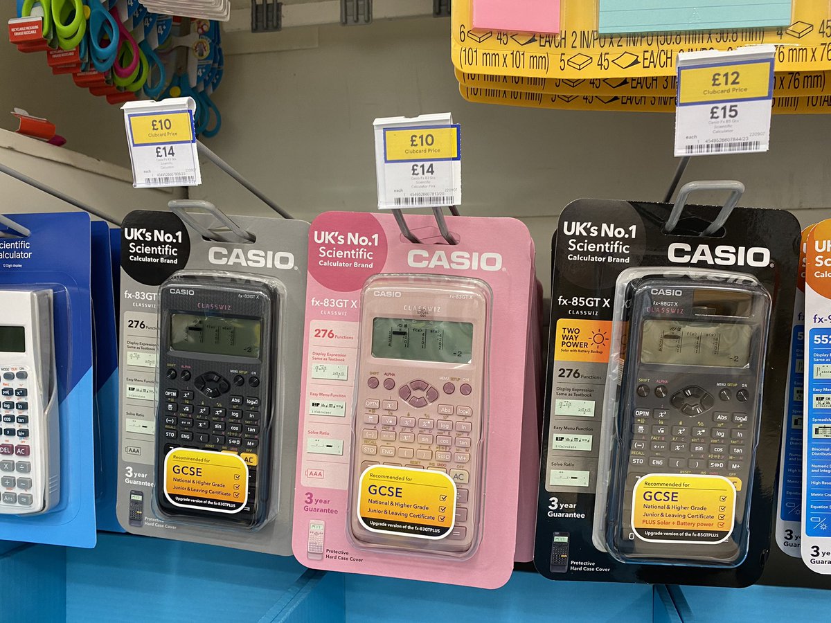 HGHS_Maths's tweet photo. Apologies to anyone who doesn’t have a preferred supermarket…but there are some amazing bargains at Tesco right now! Get ready for September 🤓 #SeptemberReady #Bargains https://t.co/B6nPPLSo5O