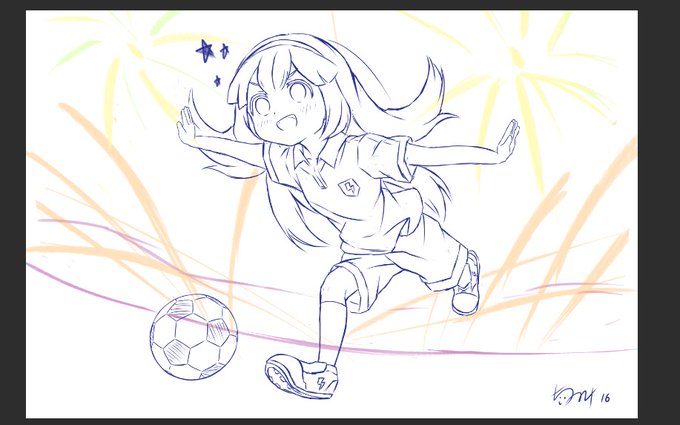 菜花黄名子ちゃん 下描き 16 