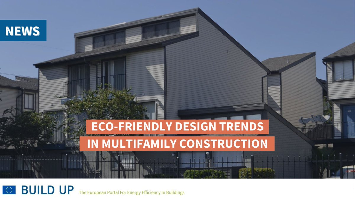 👪Multifamily #buildings can contribute to a more #sustainable environment when #ecofriendly design trends are applied, such as:

🔹tankless water heater
🔹#electricvehicle charging stations
🔹eco-friendly #flooring

Want to know more? 👉 buildup.eu/en/news/eco-fr…