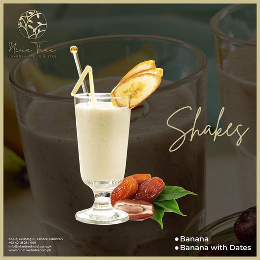 NineSuites's tweet image. SHAKES
Banana - Banana with Dates 
𝘍𝘰𝘳 𝘮𝘰𝘳𝘦 𝘪𝘯𝘧𝘰𝘳𝘮𝘢𝘵𝘪𝘰𝘯:
+92 42 111 234 999
+92 317 444 7700
𝘸𝘸𝘸.𝘯𝘪𝘯𝘦𝘵𝘳𝘦𝘦𝘩𝘰𝘵𝘦𝘭.𝘤𝘰𝘮.𝘱𝘬
#ninetree #ninetreehotel  #summer #drinks #shakes #summershakes #bananashake #bananadateshake