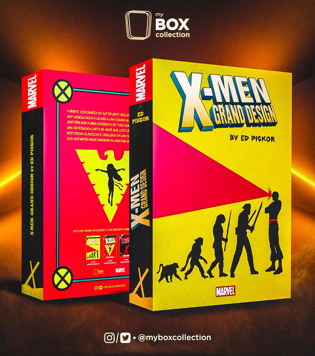 myboxcollection's tweet photo. 🟡 BOX X-MEN: GRAND DESIGN
by Ed Piskor
🆕 LANÇAMENTO EXCLUSIVO!!!
🚨 Não acompanha as revistas 🚨
#xmen #marvelcomics #wolverine #marvelbrasil #paninicomics #quadrinhos #xmencomics #comics #xmengranddesign #edpiskor #piskor https://t.co/OX4J5DPhGE