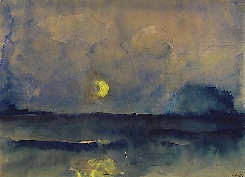 Halbmond über dem Meer, 1945

Emil Nolde