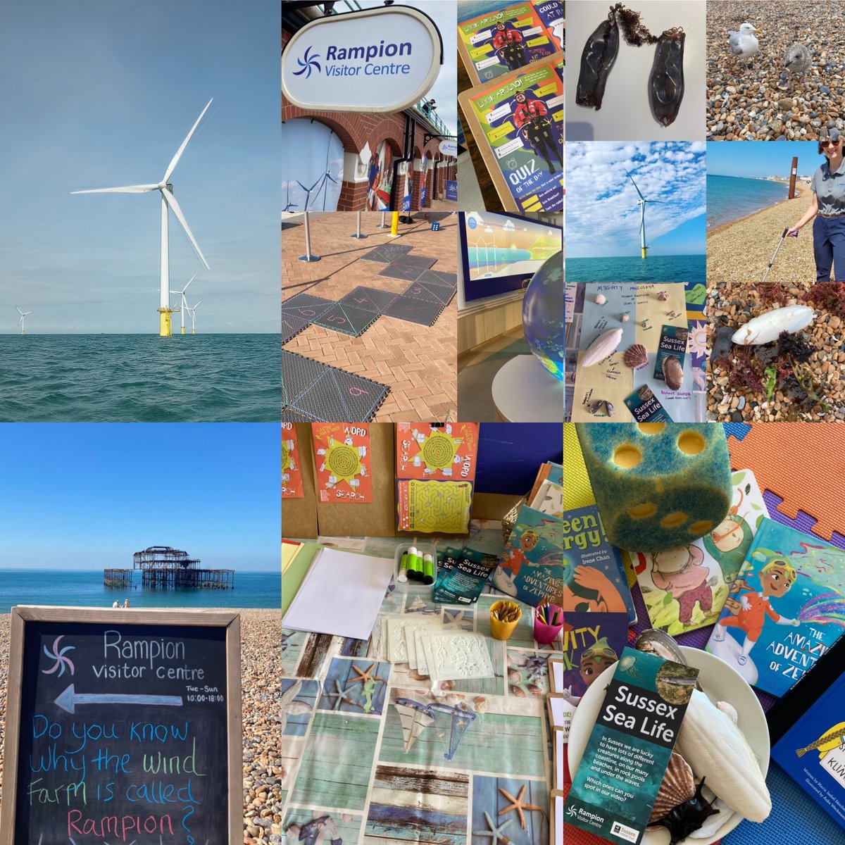 RampionVC's tweet photo. We're going to have fun this summer! Games, activities, stories, crafts and all the cool stuff we have already, like VR! We're open Tues-Sun 10am-6pm, we're #free and right on #brightonseafront no need to book!
#RampionVC #visitbrighton #sussex #familyfun #cleanenergy #windpower https://t.co/2FatURhRGv