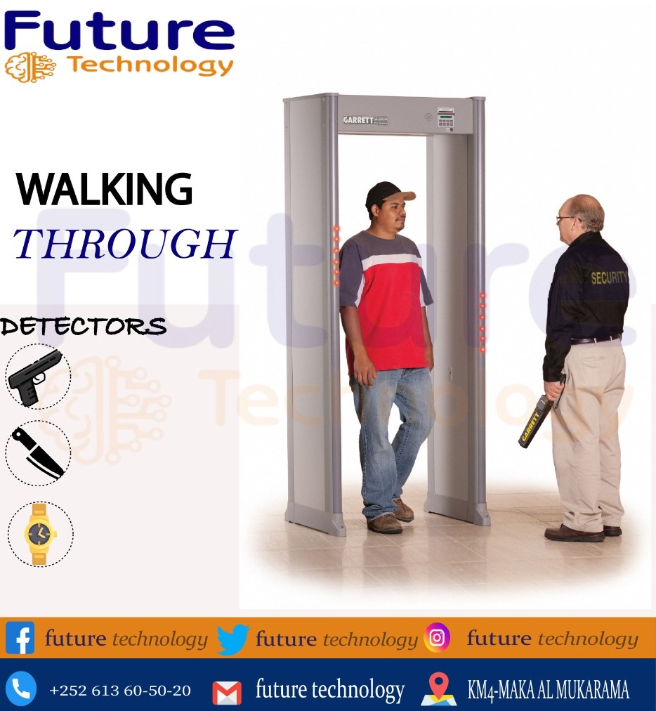 FUTURETECHNLGY's tweet photo. #Walk_Through
Hadii aad leedahy goob amaankeeda aad loo ilaaliyo.
Waxaan kuu heynaa #Walk_through oo aad ku sugi karto amaanka goobtada iyo dadka galaya.
qalabka waxa uu dareemaya walxaha qatarta ah ee birta ka sameysan.
nagala soo xiriir:
Call/WhatsApp 0613605020 https://t.co/wB9wf4ddYN