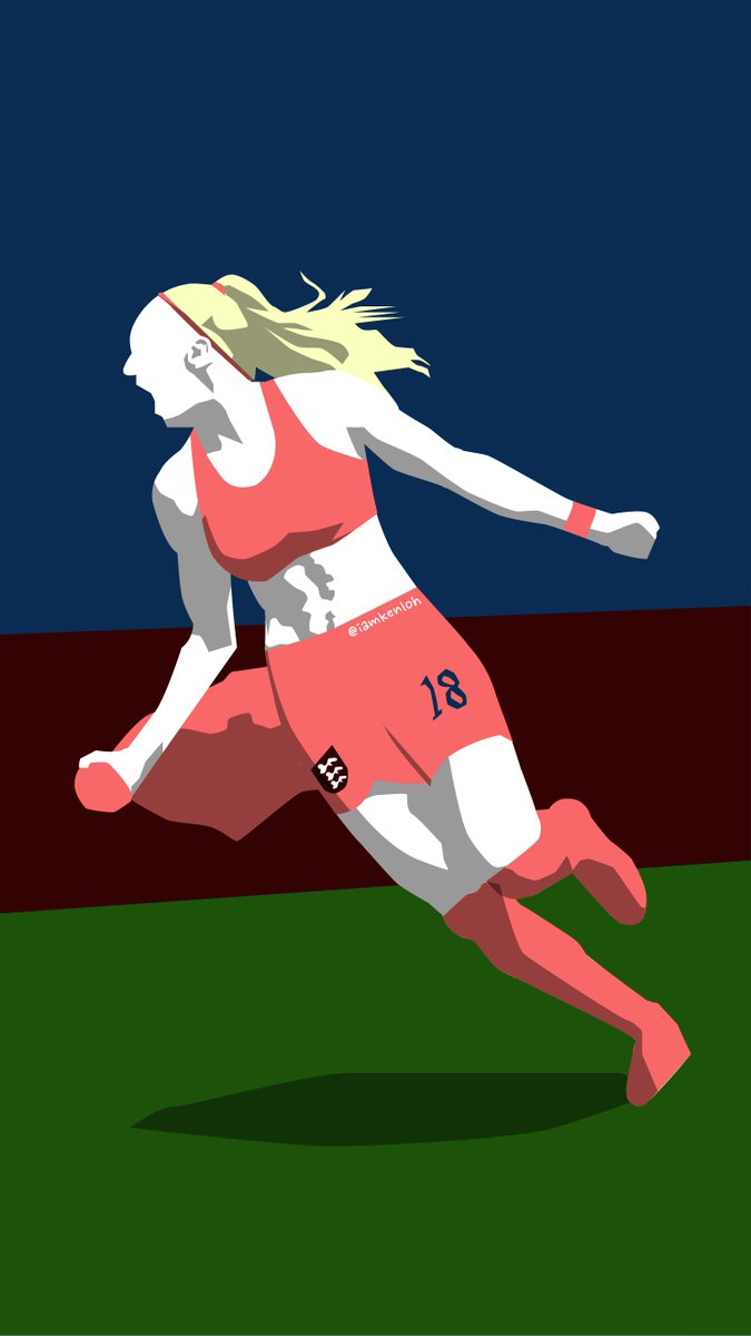 Chloe Scores The Goal.
Well done Lionesses. 
#Euro22 #football #England #Lionesses #illustration #art #vectorart #madewithfigma #ChloeKelly