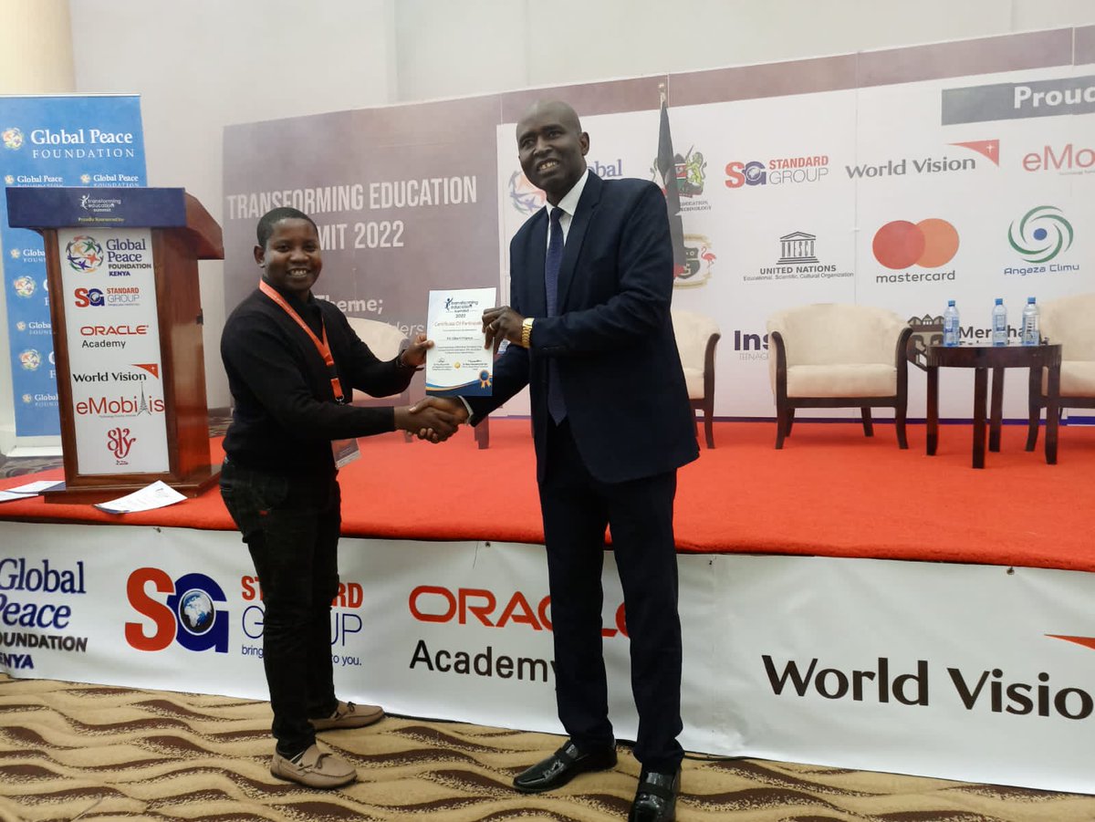 Our top mental health specialist <a href="/AlbertMigowaa/">Albert Migowa</a> was awarded a certificate for the work well done on the role of mental health in election violence. You can book him at Ohospital. #Mentalhealth #MentalHealthMatters