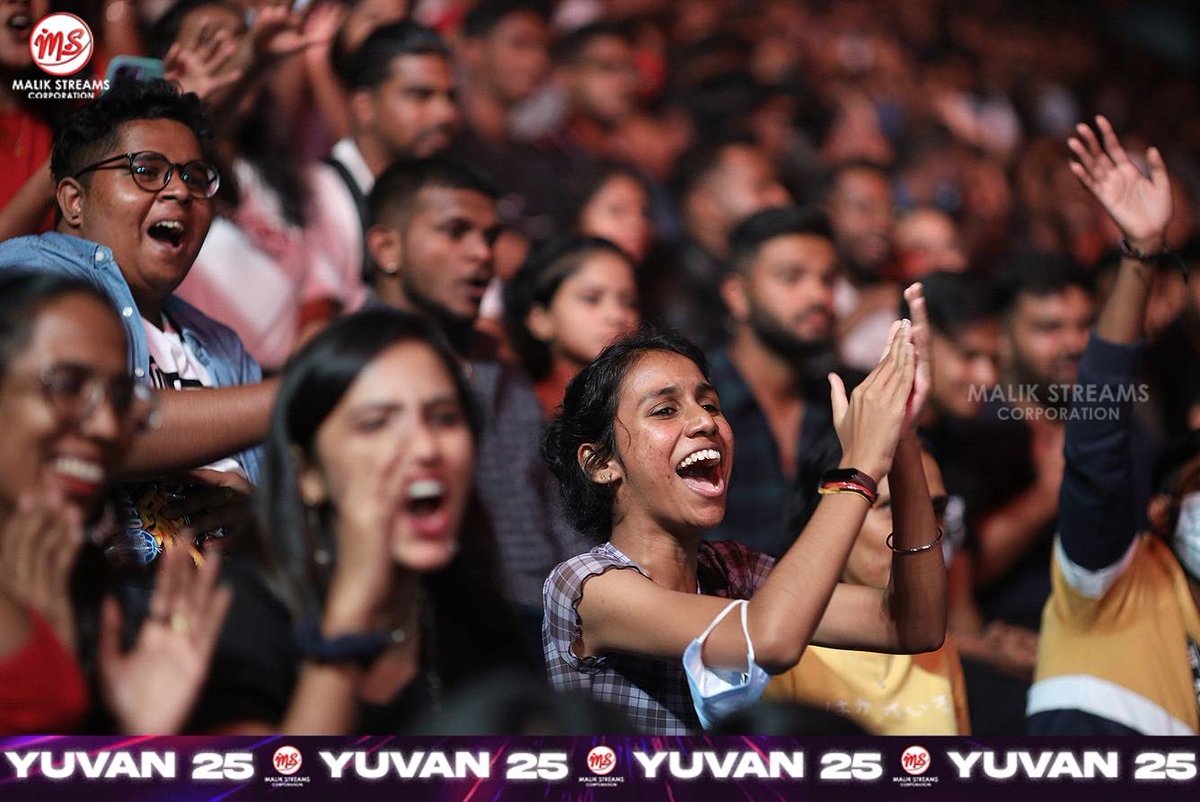 malikstreams's tweet photo. More than 14 days have passed but the night is still etched in our hearts - because the name is YUVAN!

#MSCyuvan25 #yuvan25 #malikstreams https://t.co/UsMtf2nmWn