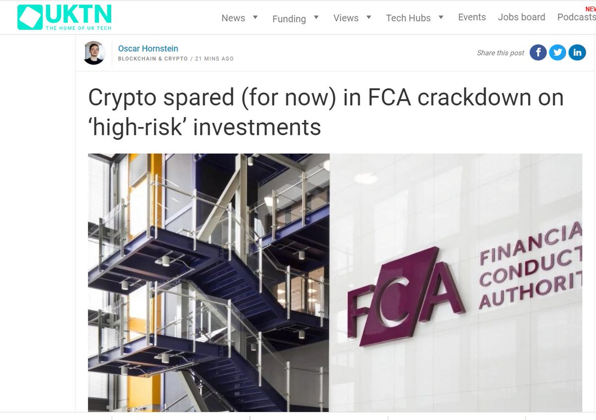 Should Cryptoassets not be under FCA regulations? What's your thoughts?

#crypto #cryptonews #crytocurrency