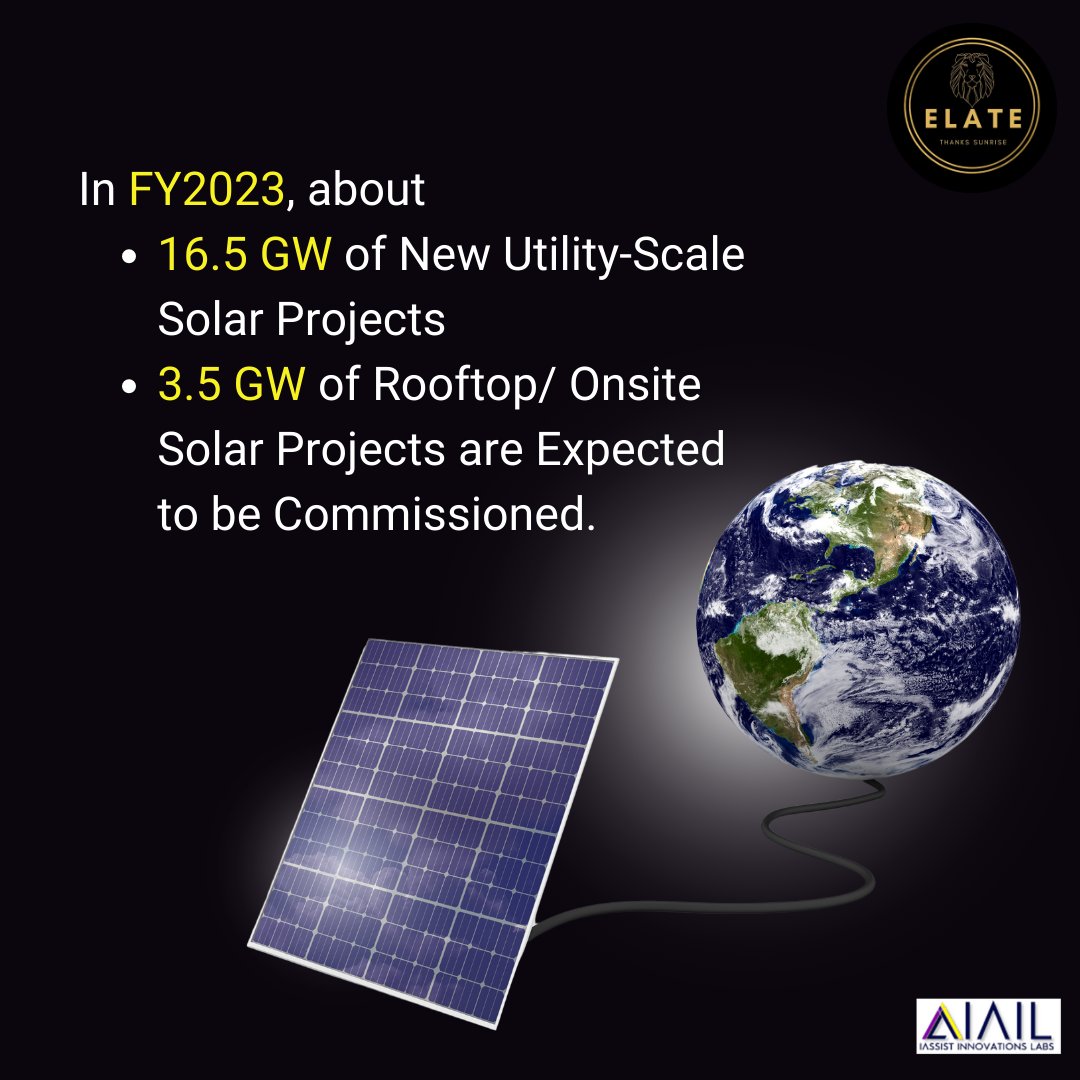 IassistL's tweet photo. Solar capacity and Installation trends FY 2022 [India]
#renewableenergy #solarpower #solarpanels #inverter #gosolar #greenenergy #insurance #insuretech #iassistinnovationslabs #ielate #iAssist #crest #ClaimsFTR #Iassistlabs #technology #Claims #CrestInsuretech #healthinsurance https://t.co/fayu141jGw