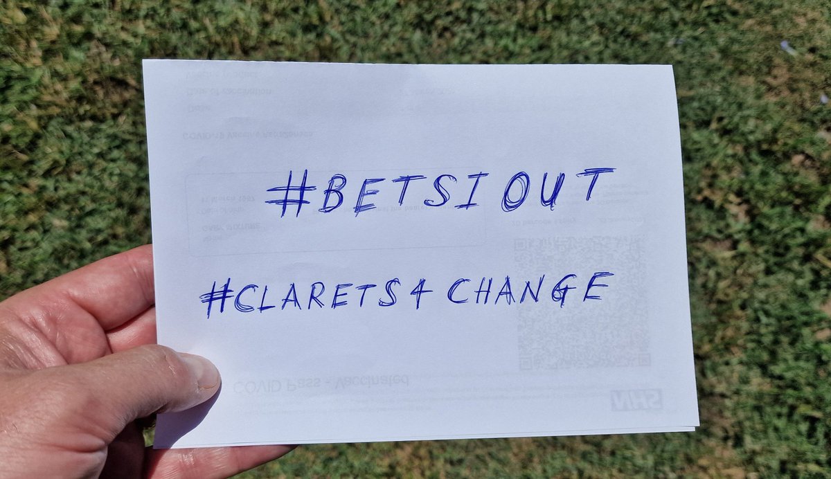 GMixture's tweet photo. A story in four parts.
#BetsiOut
#Clarets4Change
@Clarets4Change https://t.co/ohOkMrg8tJ