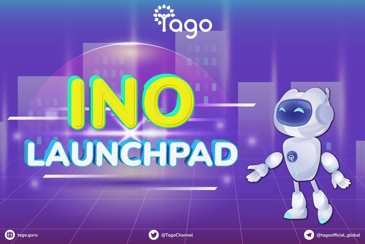 TagoChannel's tweet photo. 📝 #INO Phase 1 will be held in Tago’s launchpad partners from 12PM & 1PM UTC:
#DareNFT 📌 https://t.co/nFgLD3eRsE
#AceStarter 📌 https://t.co/omvhC1PhR1
#Babylons 📌 https://t.co/U4BeQOMn6s
#Trustkeys 📌 https://t.co/nWae1AC89t
🌐 Follow us: https://t.co/79FEh7q3js https://t.co/dg7fPGGbvJ